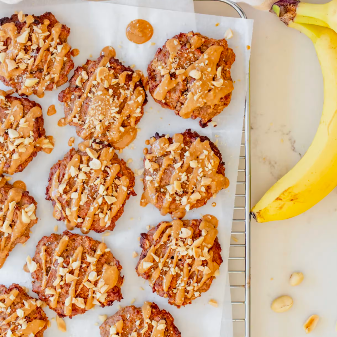 Banana Peanut Butter Cookies
