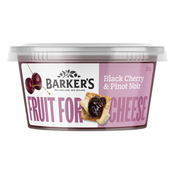 Barkers Black Cherry & Pinot Noir Fruit for Cheese 210g - Gluten