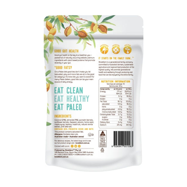 Brookfarm Granola Paleo Prebiotic Gluten Free Shop