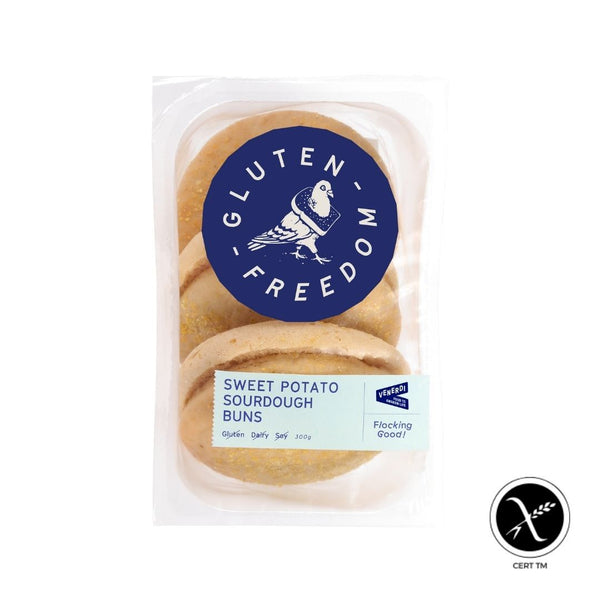 Gluten Freedom Sweet Potato Sourdough Buns BBD 18th Sept Gluten