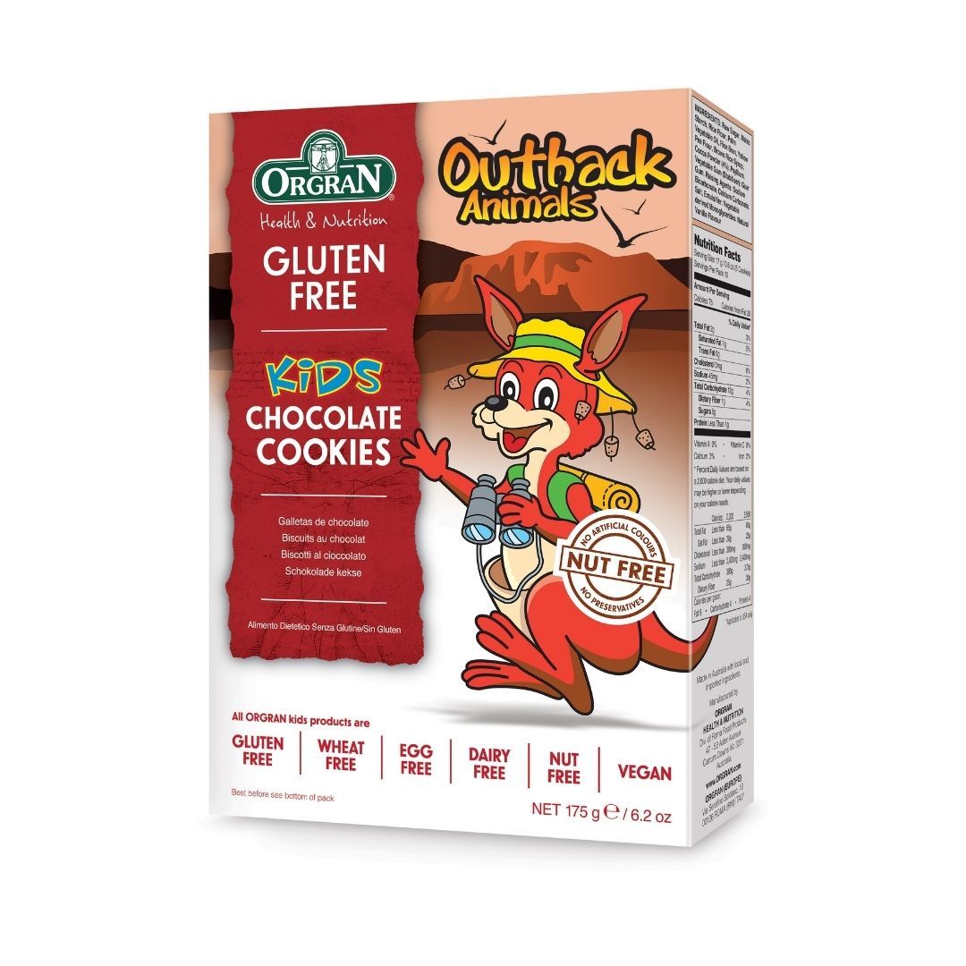 Orgran Outback Animal Chocolate Cookies