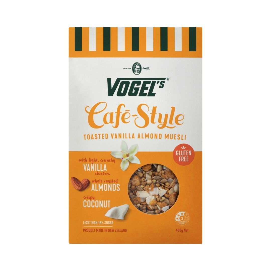 Vogels Cafe Style Vanilla Almond Muesli Cereal