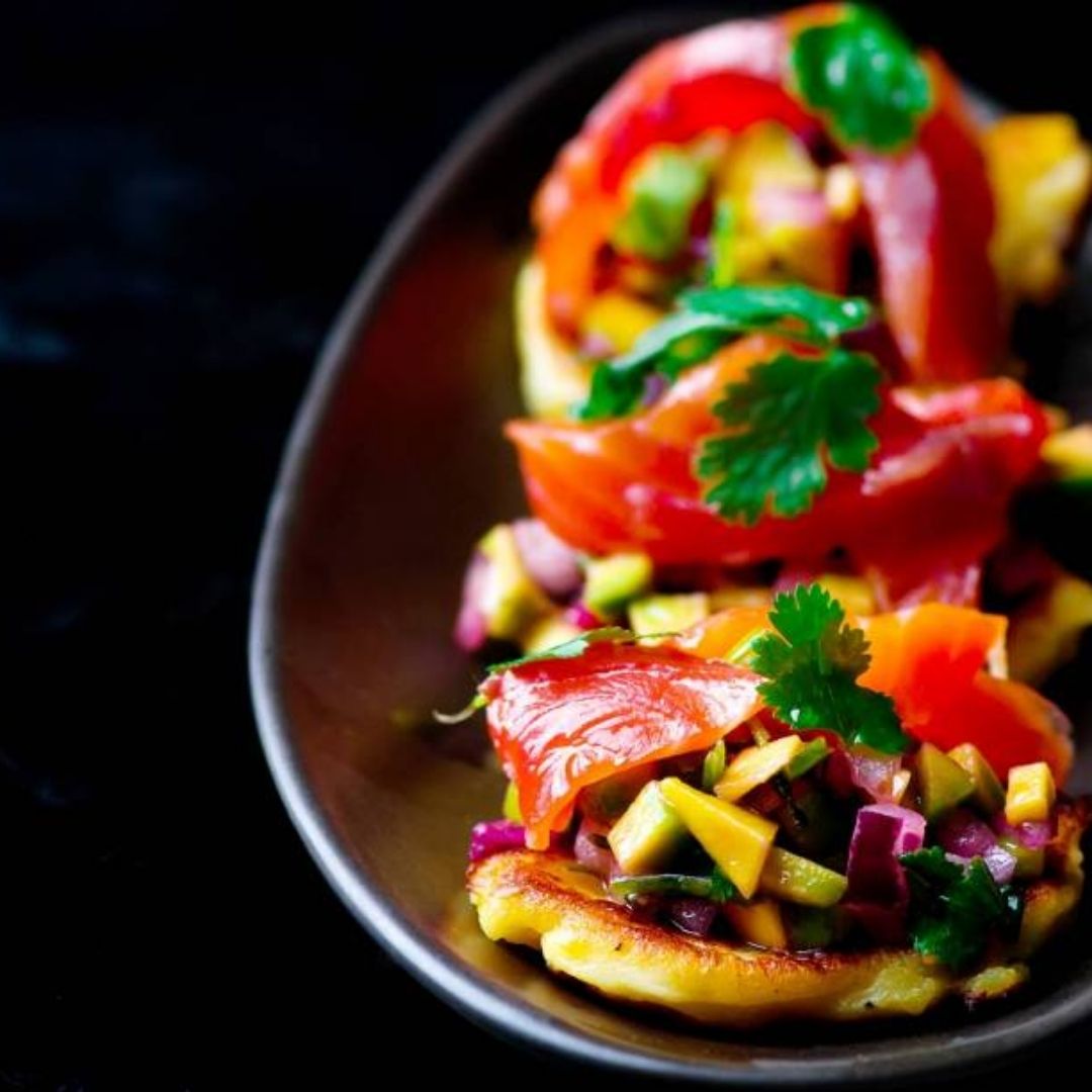 Corn Cakes & Summer Salsa