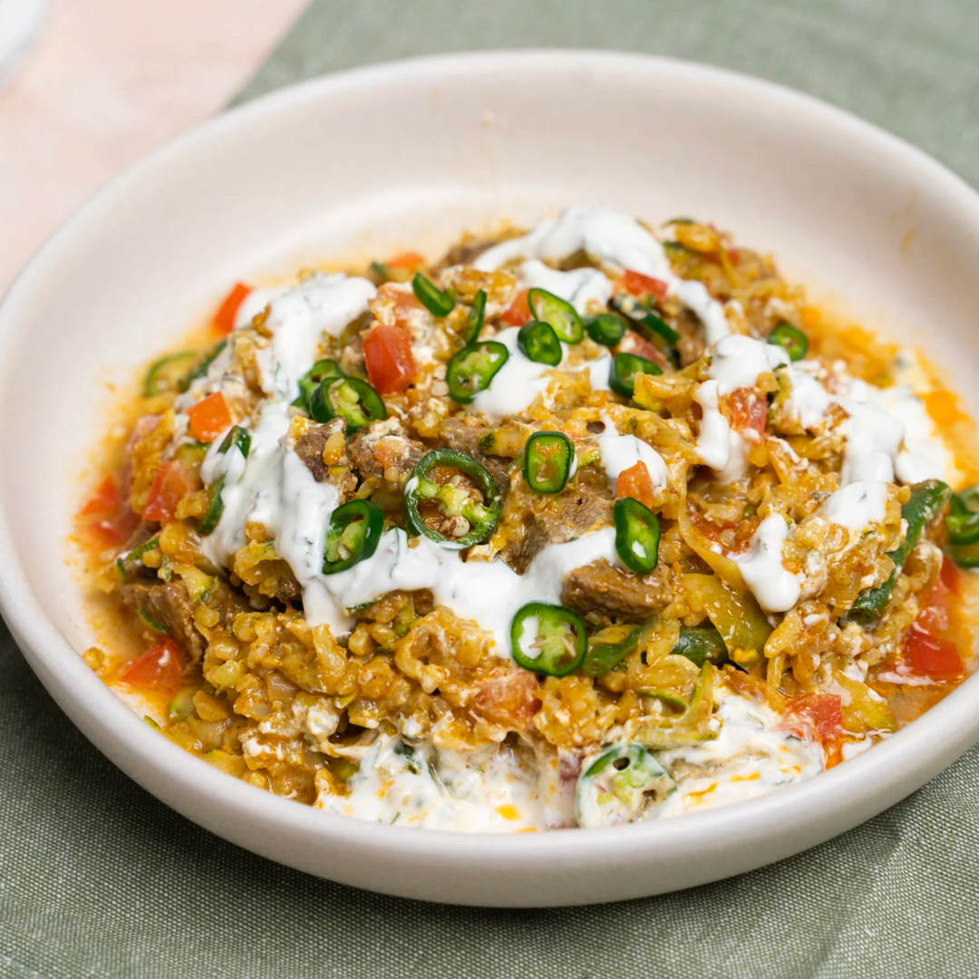 Beef Biryani With Herb Yoghurt