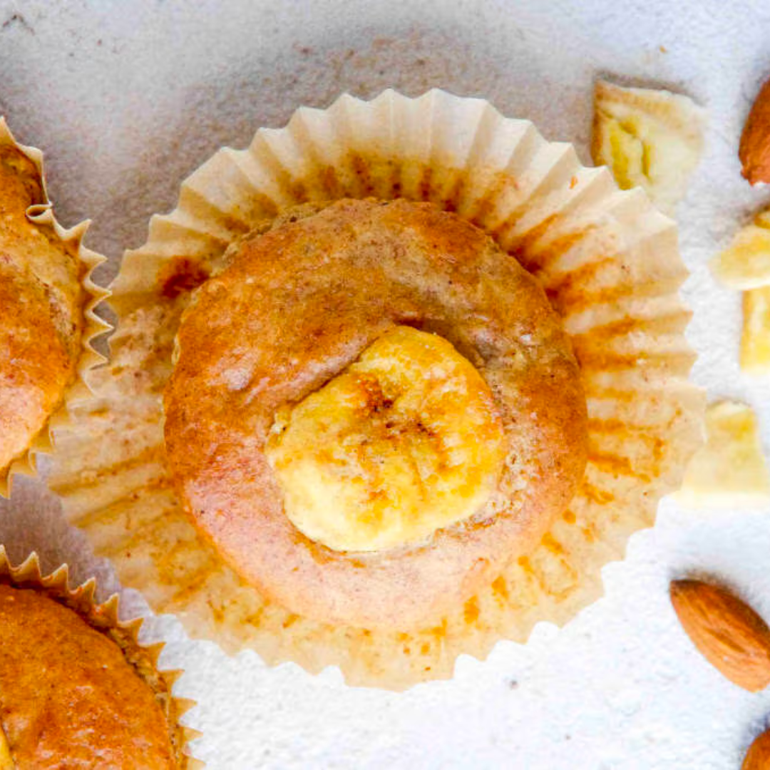 Banana Almond Muffins