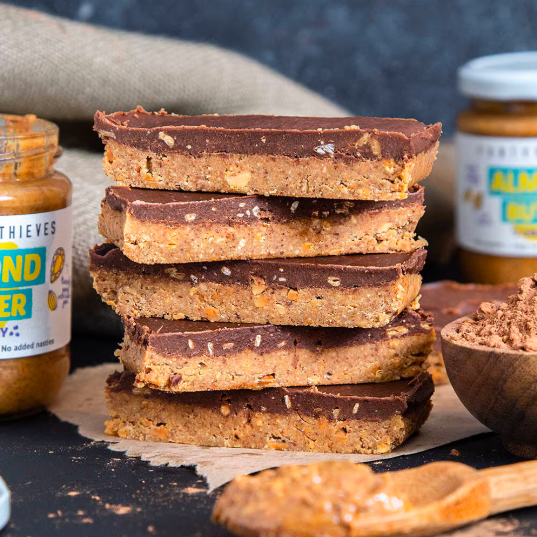 Cacao Almond Fudge Slice