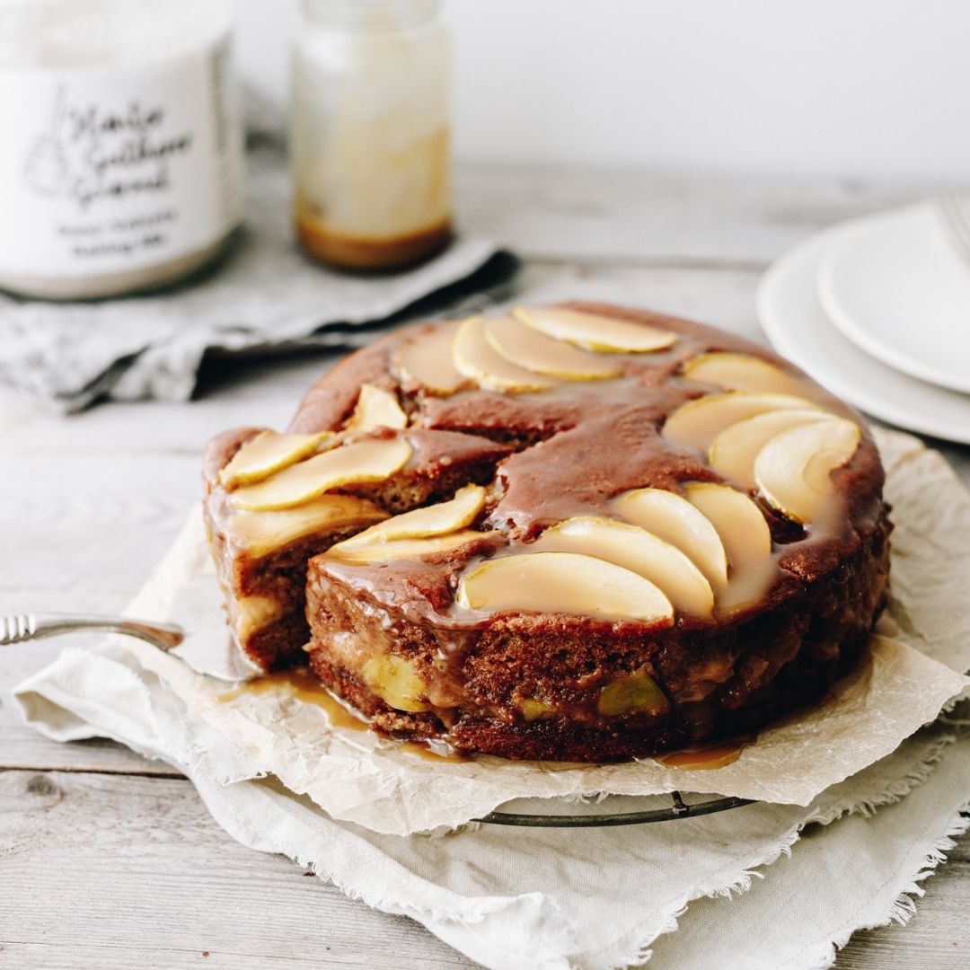 Gluten Free Caramel Apple Cake