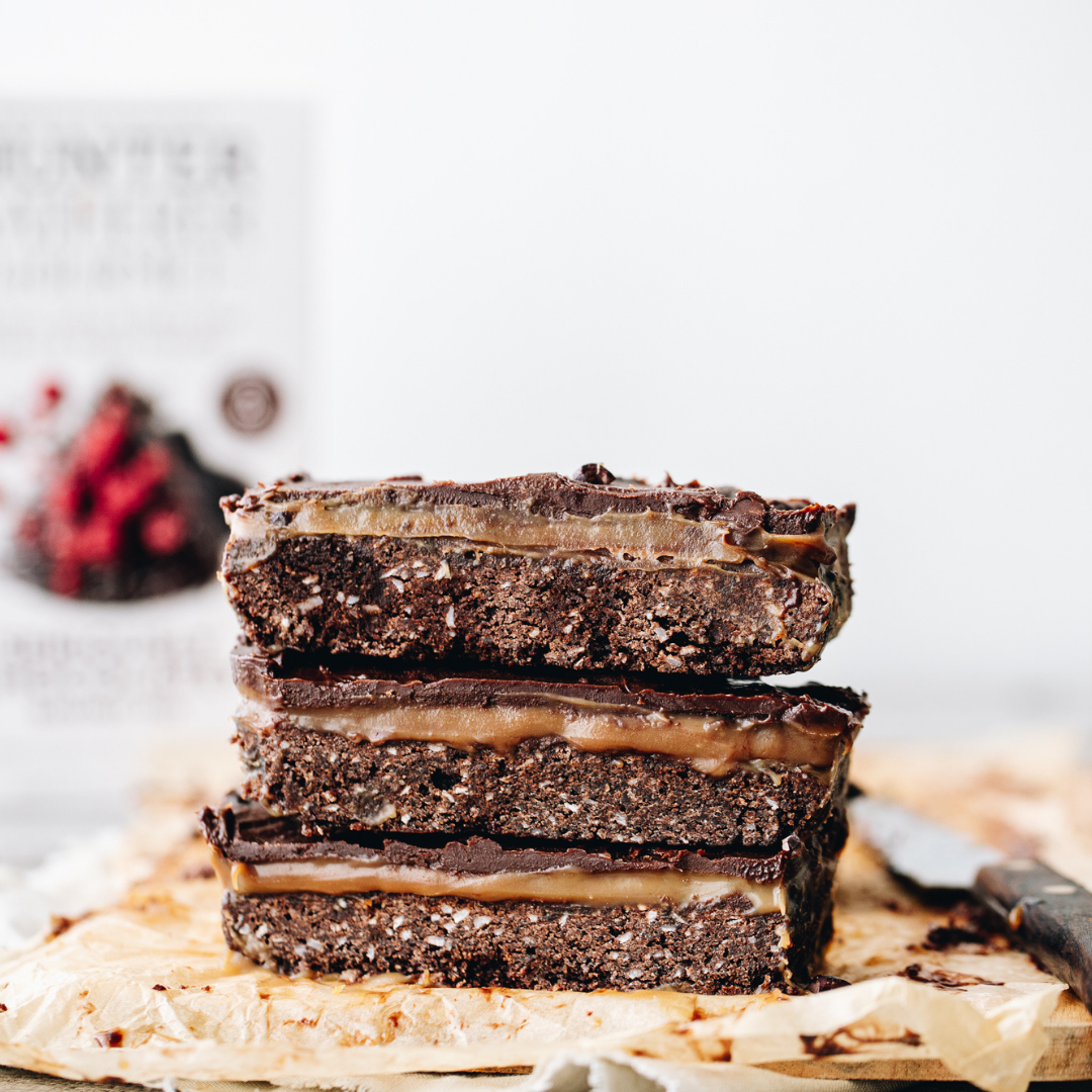 Chocolate Caramel Slice (Can Be Made Vegan)