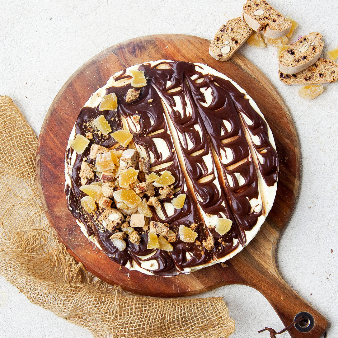 Gluten Free Chocolate & Ginger Cheesecake