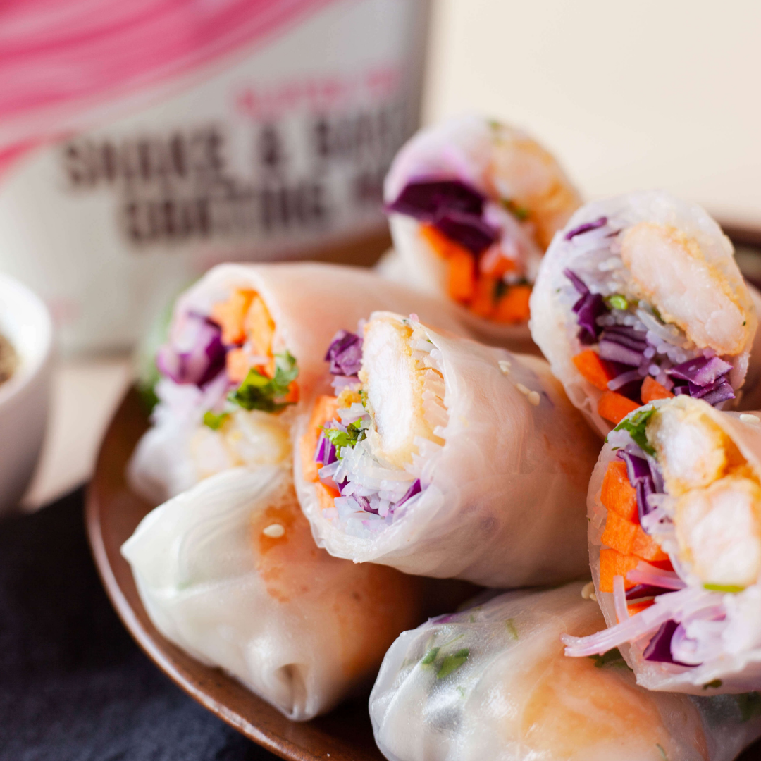 Gluten Free Prawn & Pineapple Rice Paper Rolls