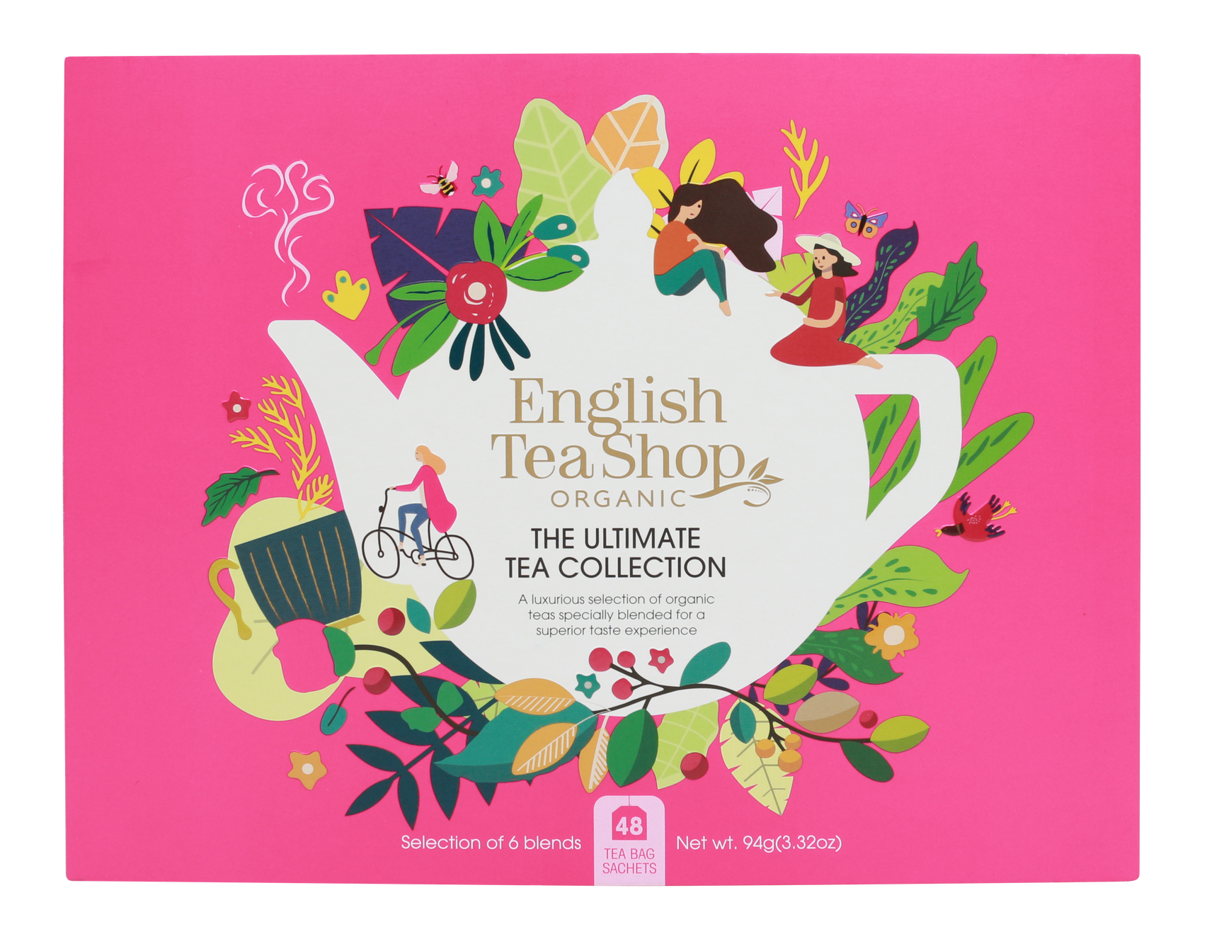 English Tea Shop Organic The Ultimate Tea Collection - 48 Tea Sachets