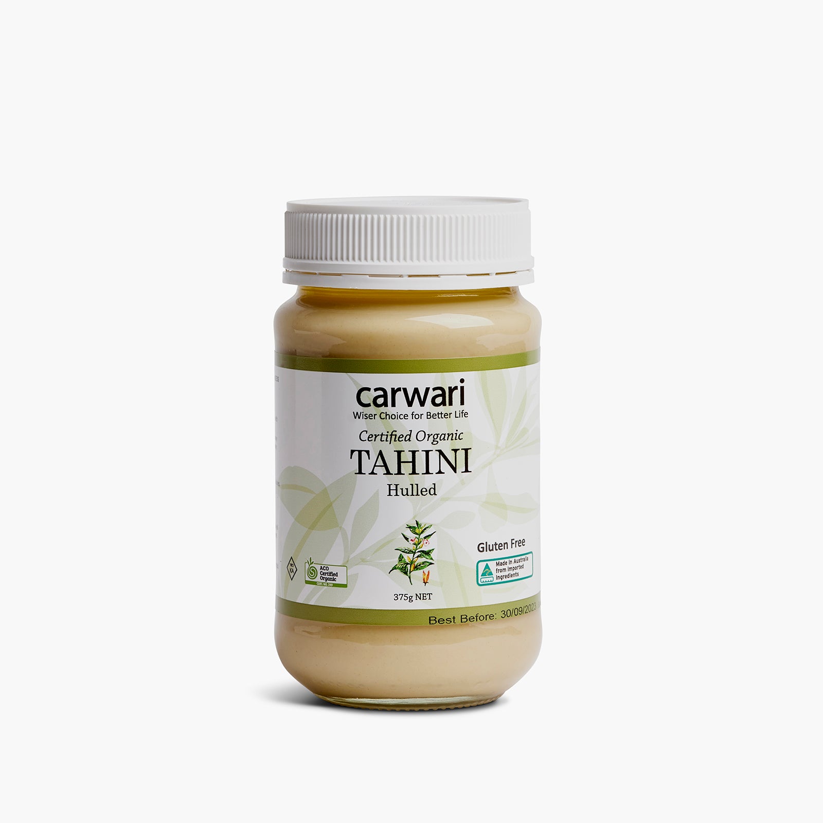 Carwari Organic Tahini White Hulled