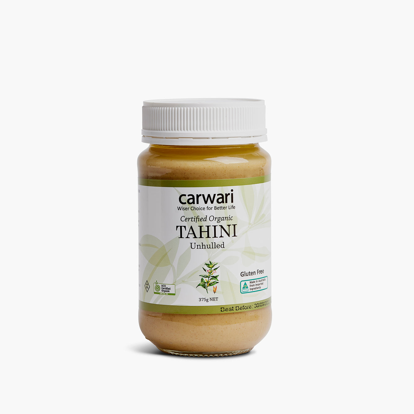 Carwari Organic Tahini White Unhulled