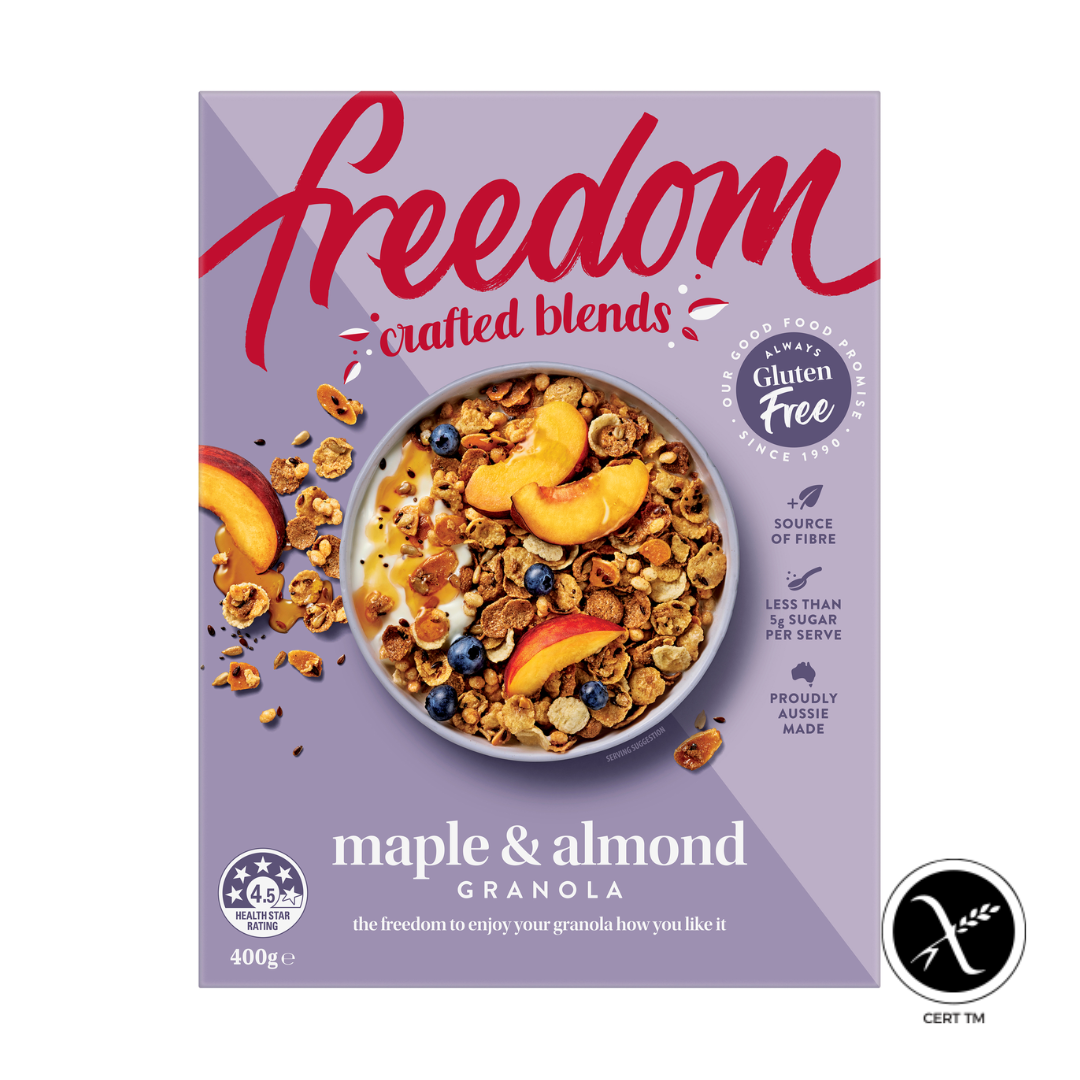 Freedom Crafted Blends Maple & Almond Granola