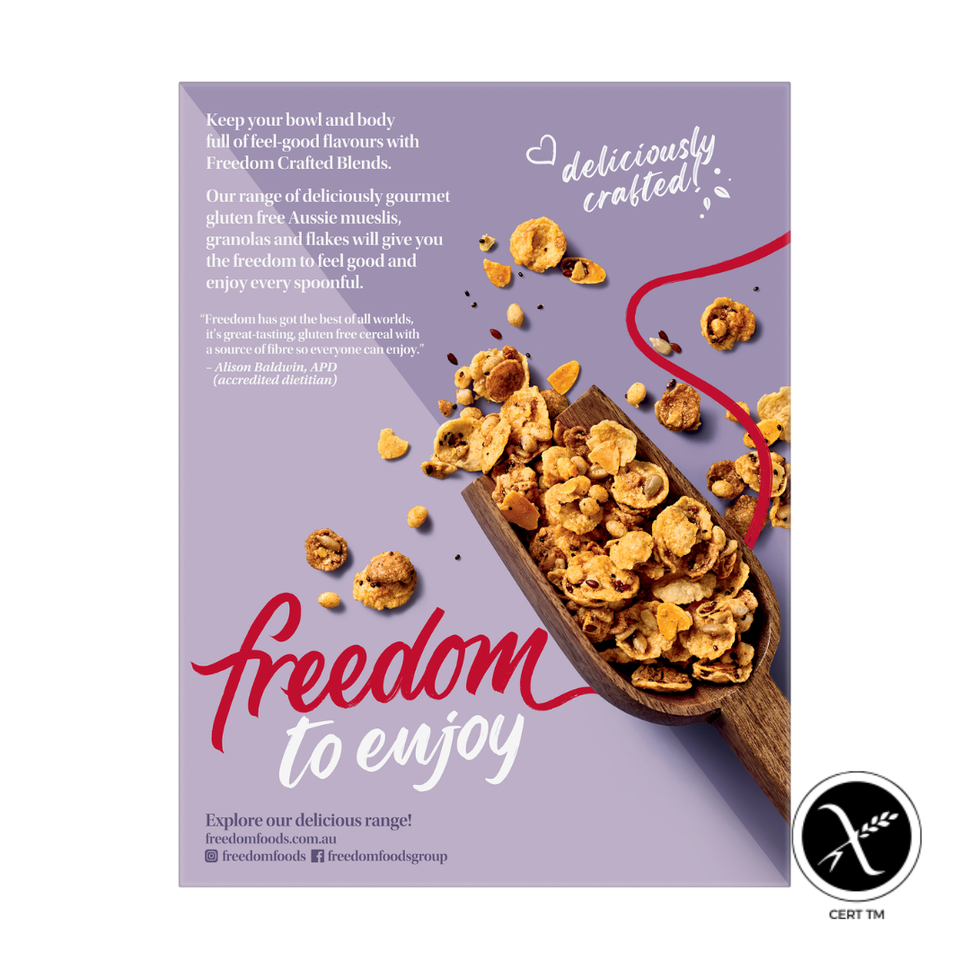 Freedom Crafted Blends Maple & Almond Granola