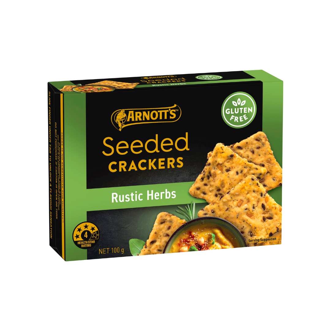 Arnotts Rustic Herbs Seeded Crackers