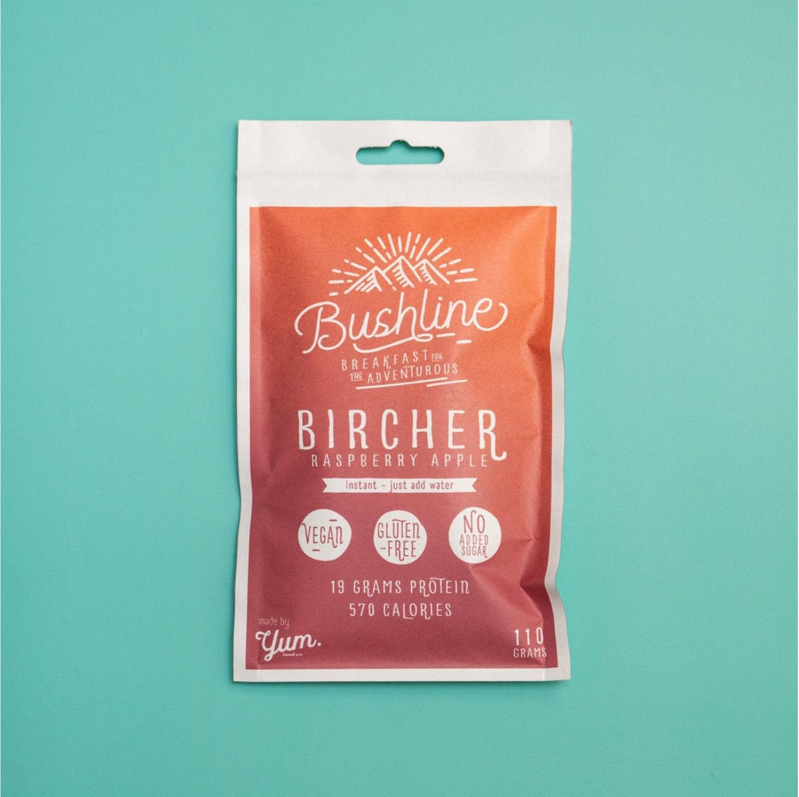 Bushline Raspberry & Apple Porridge Single Serve 110g