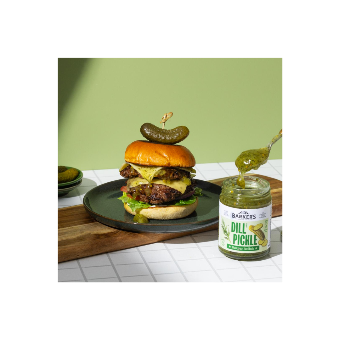 Barker's Dill and Pickle Burger Relish 240g