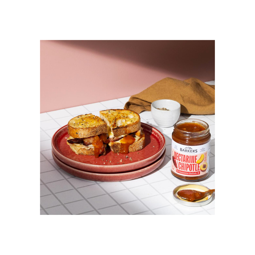 Barker's Nectarine and Chipotle Sammie Relish 240g