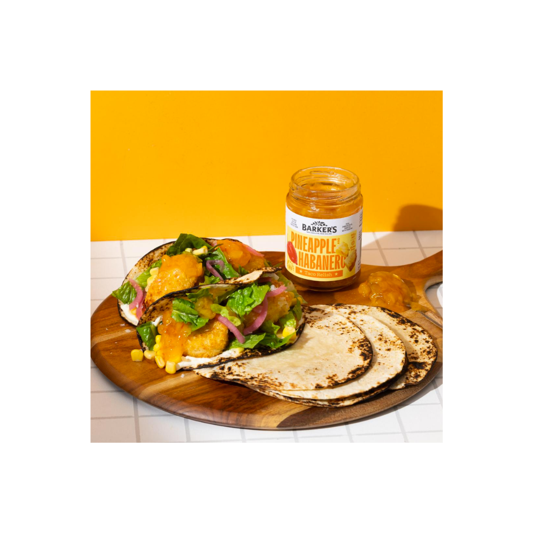 Barker's Pineapple and Habanero Taco Relish 240g