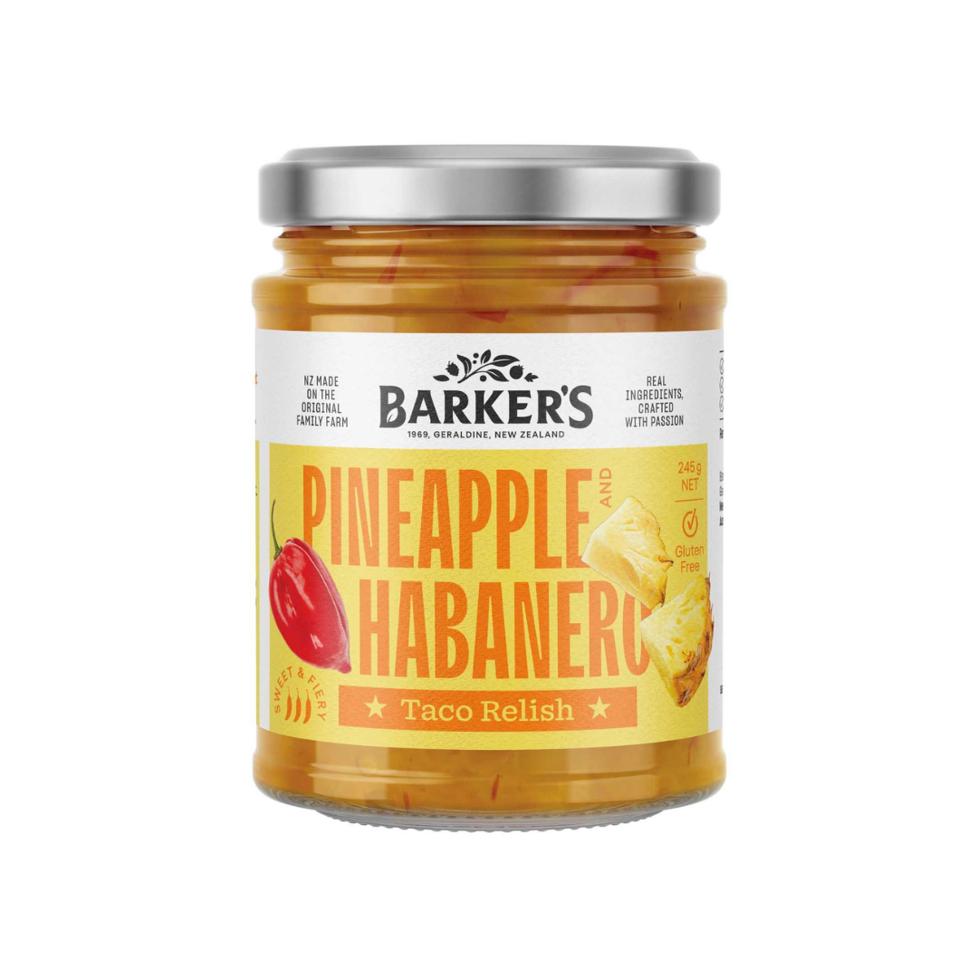 Barker's Pineapple and Habanero Taco Relish 240g
