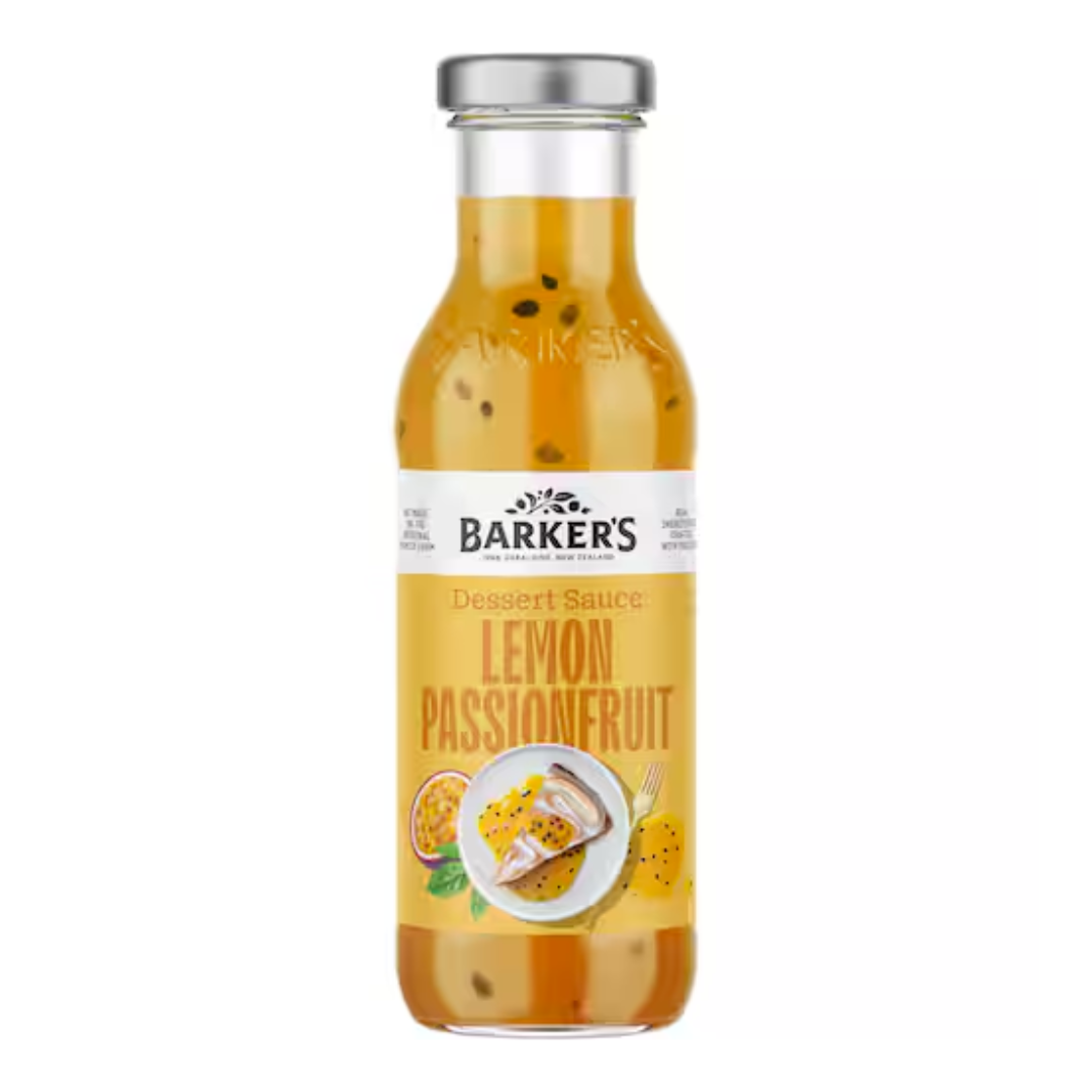 Barkers Lemon Passionfruit Dessert Sauce 345g