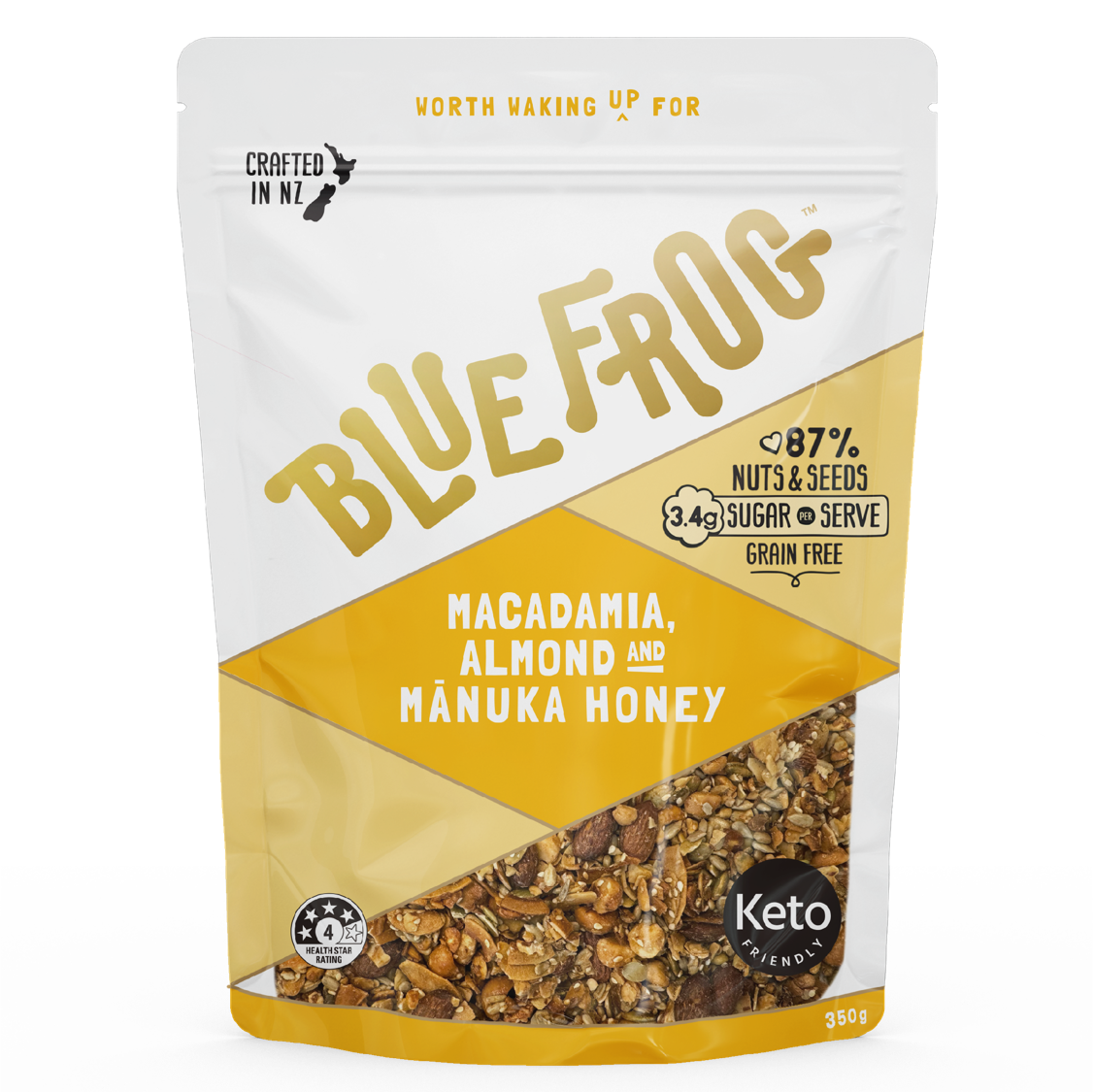 Bue Frog Macadamia, Almond & Manuka Honey 850g