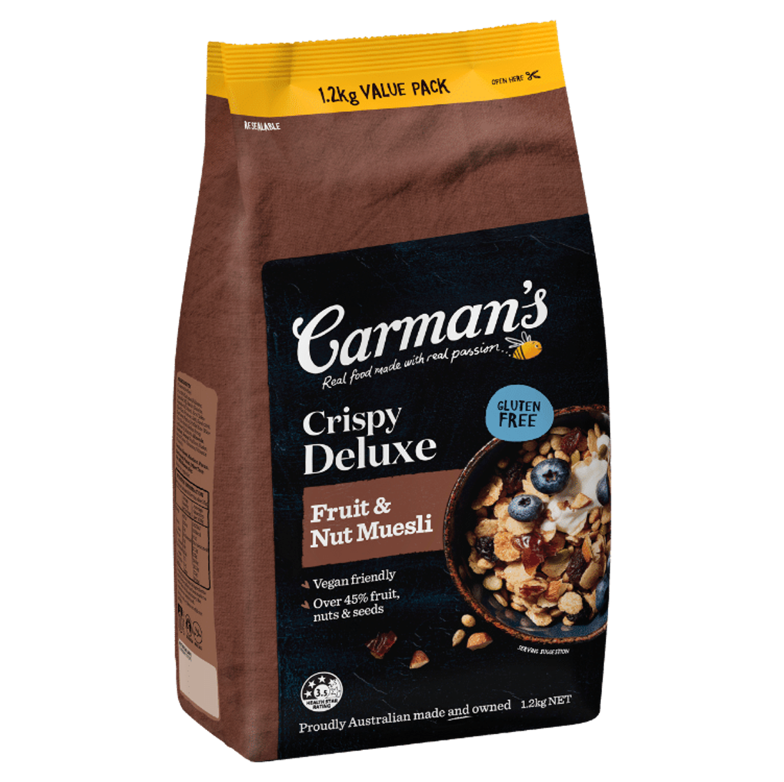 Carmen's Crispy Deluxe Fruit & Nut Muesli 1.2kg