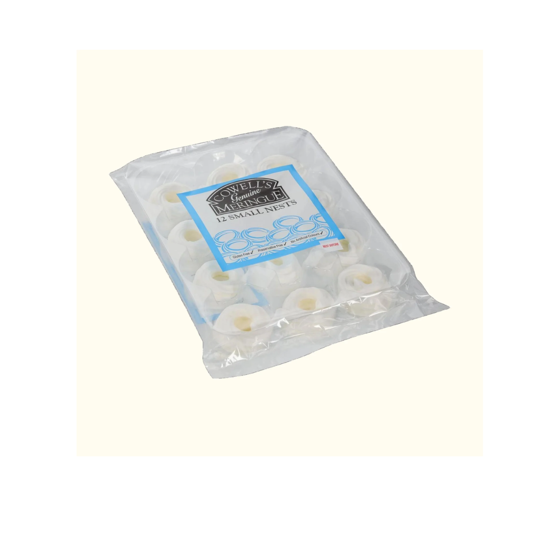 Cowells Meringue Small Nests - 12 pack