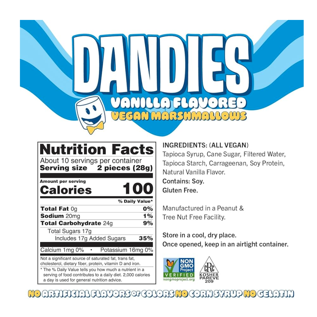 Dandies Marshmallows Vanilla 283g Vegan
