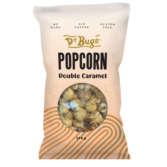 Dr Bugs Popcorn Double Caramel 150g