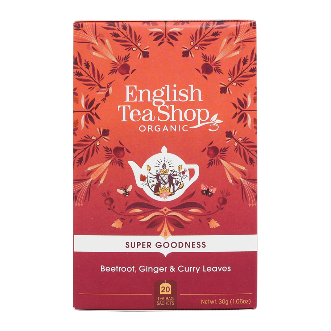 English Tea Shop Organic Beetroot, Ginger & Curry Leaves 20pc