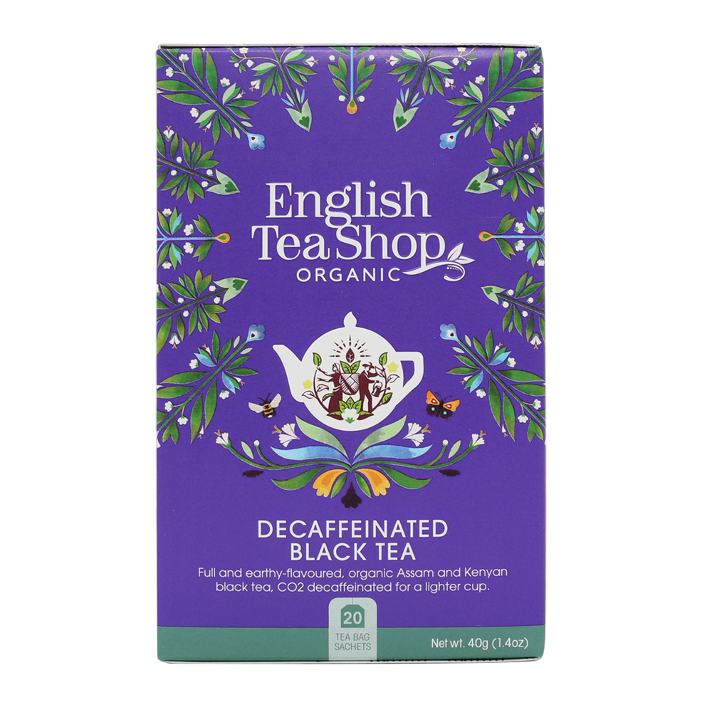 English Tea Shop Organic Decaffeinated Black Tea 20pc