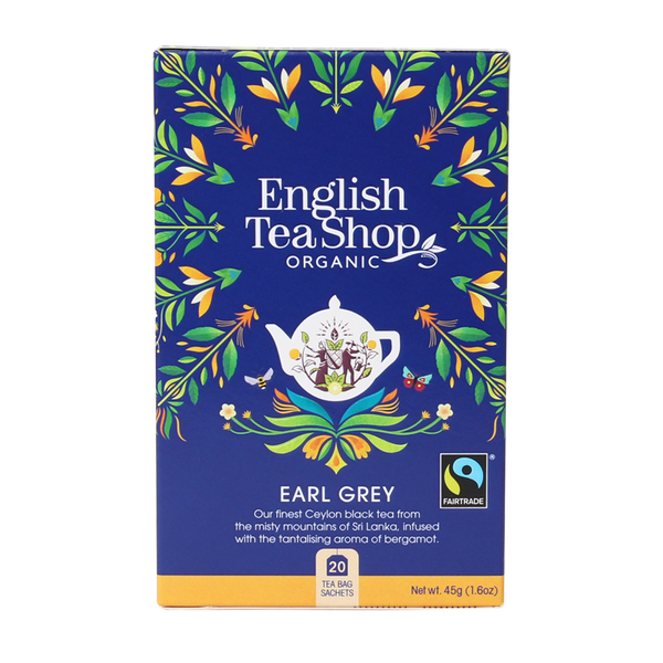 Ets Tea English Tea Shop Organic Earl Grey Teabags 20pc - Bulk Buy Available ...