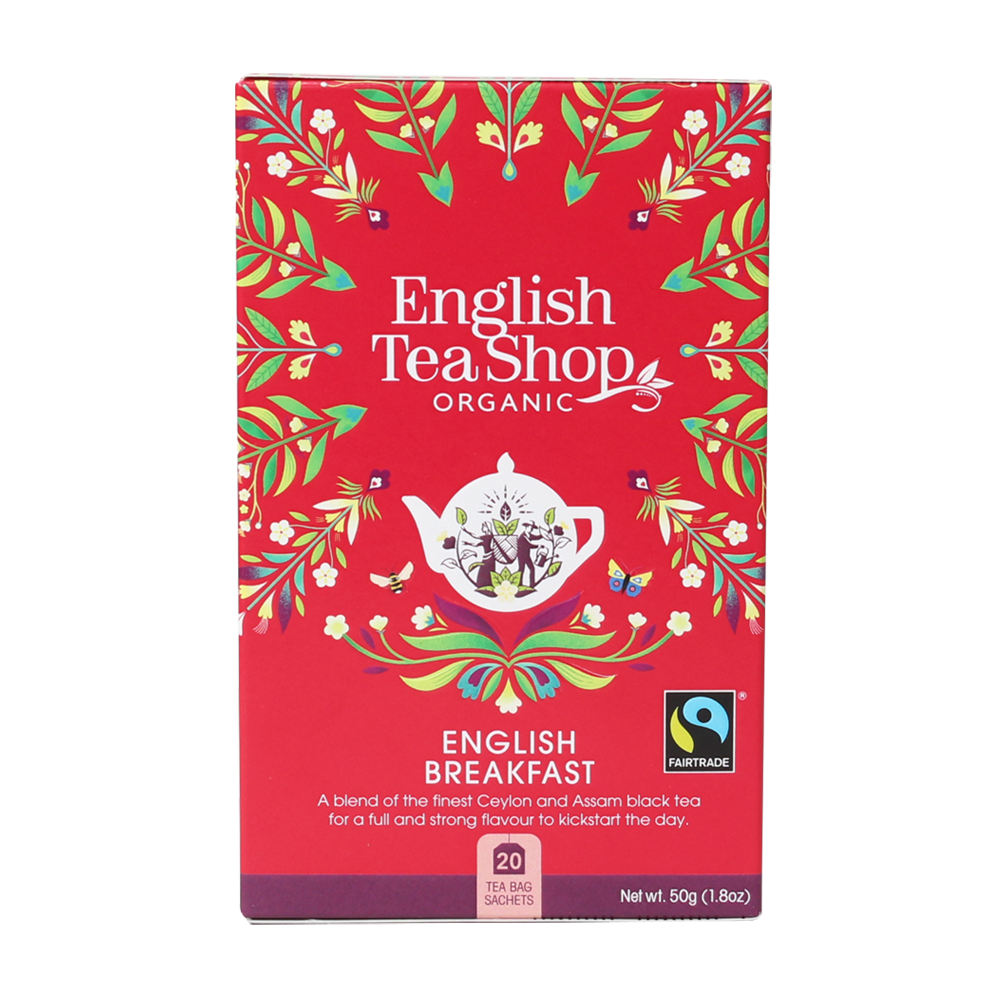 English Tea Shop Organic English Breakfast Teabags 20pc