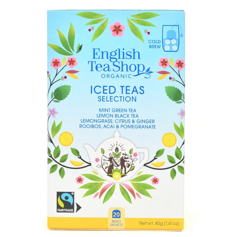 English Tea Shop Organic Iced Tea Selection Teabags 20pc