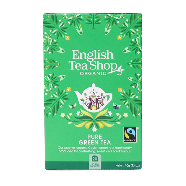 Ets Tea English Tea Shop Organic Green Tea Teabags 20pc - Bulk Buy Available ...