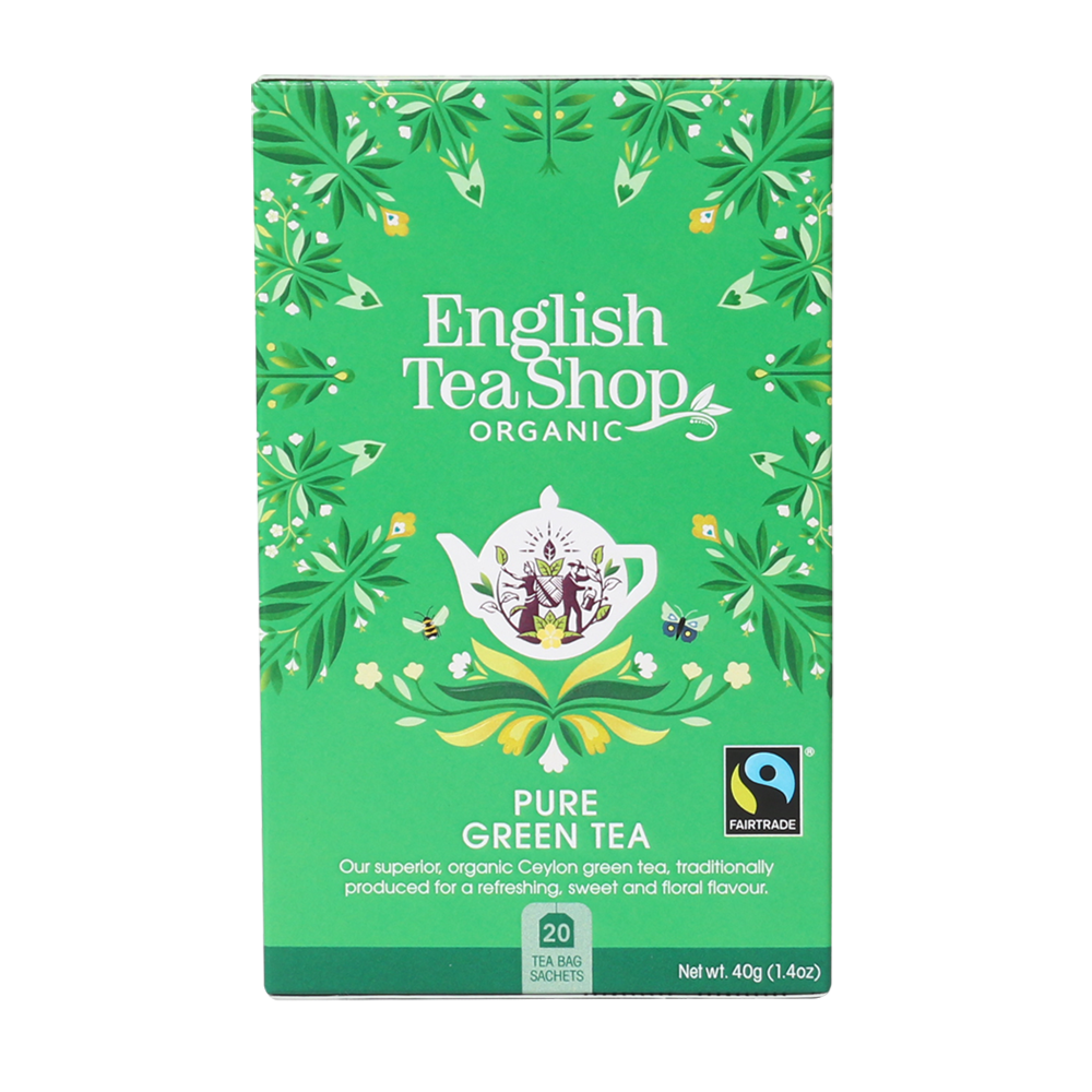 English Tea Shop Organic Green Tea Teabags 20pc
