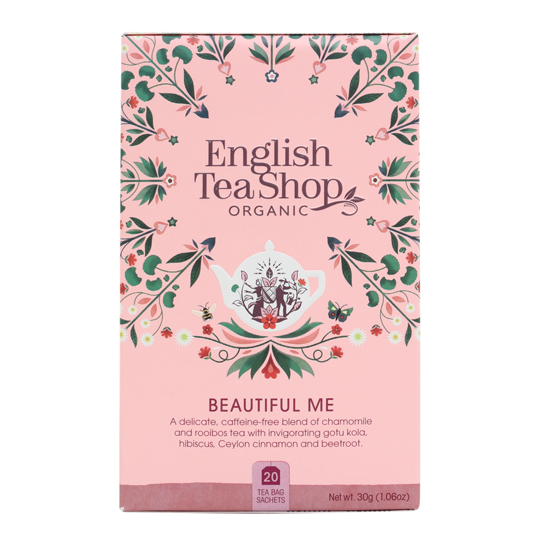 English Tea Shop Organic Wellness Tea Beautiful Me 20pc