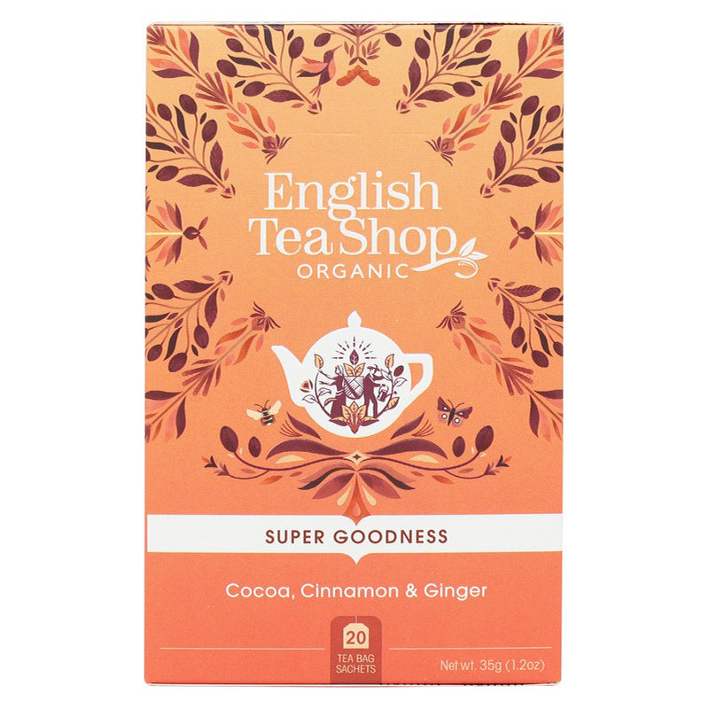 English Tea Shop Organic Cacao, Cinnamon & Ginger 20pc