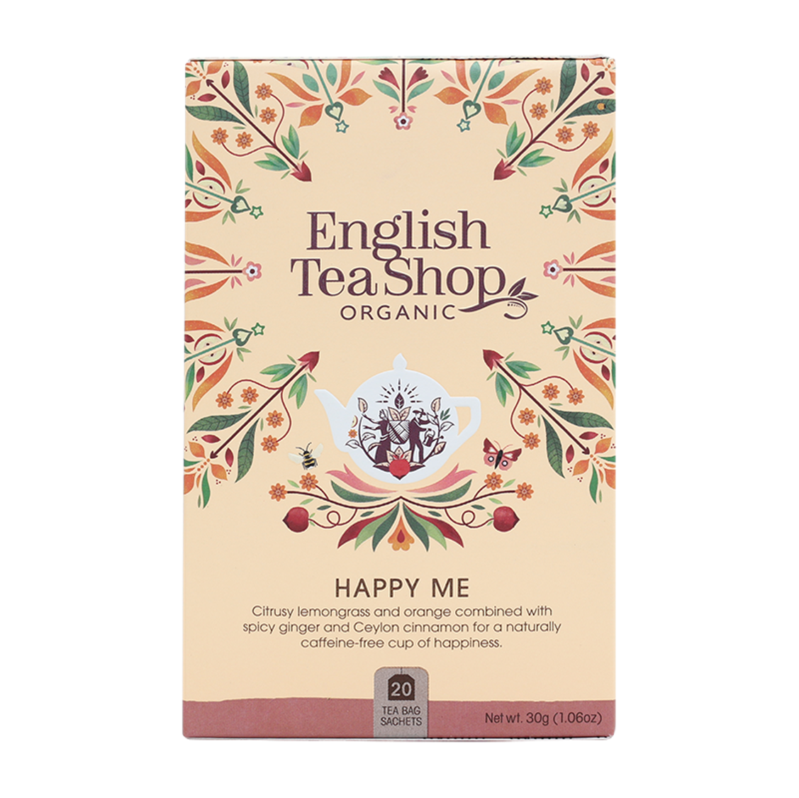 English Tea Shop Organic Wellness Tea Happy Me 20pc