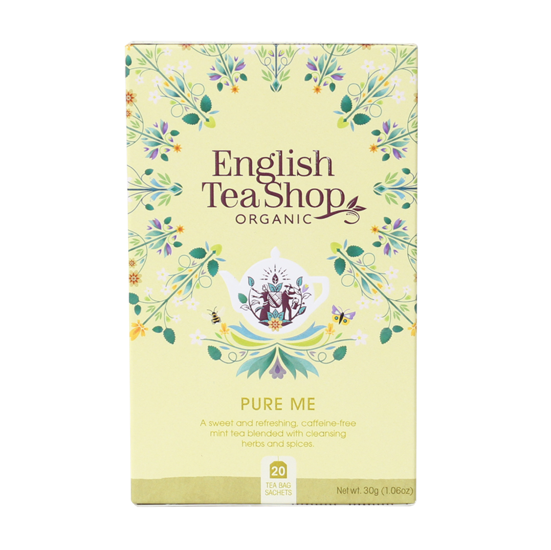 English Tea Shop Organic Wellness Tea Pure Me 20pc