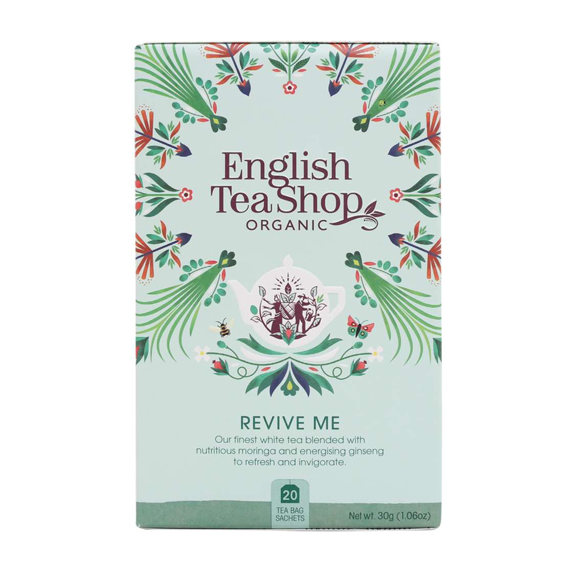 English Tea Shop Organic Wellness Tea Revive Me 20pc - Bulk Buy Available