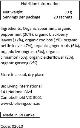 English Tea Shop Organic Wellness Tea Energise Me 20pc