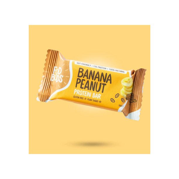 Fodbods Banana Peanut Protein Bar 50g