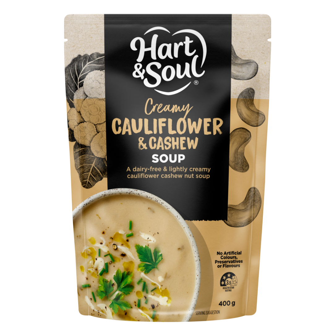 Hart & Soul Creamy Cauliflower & Cashew 400g - LIMITED STOCK
