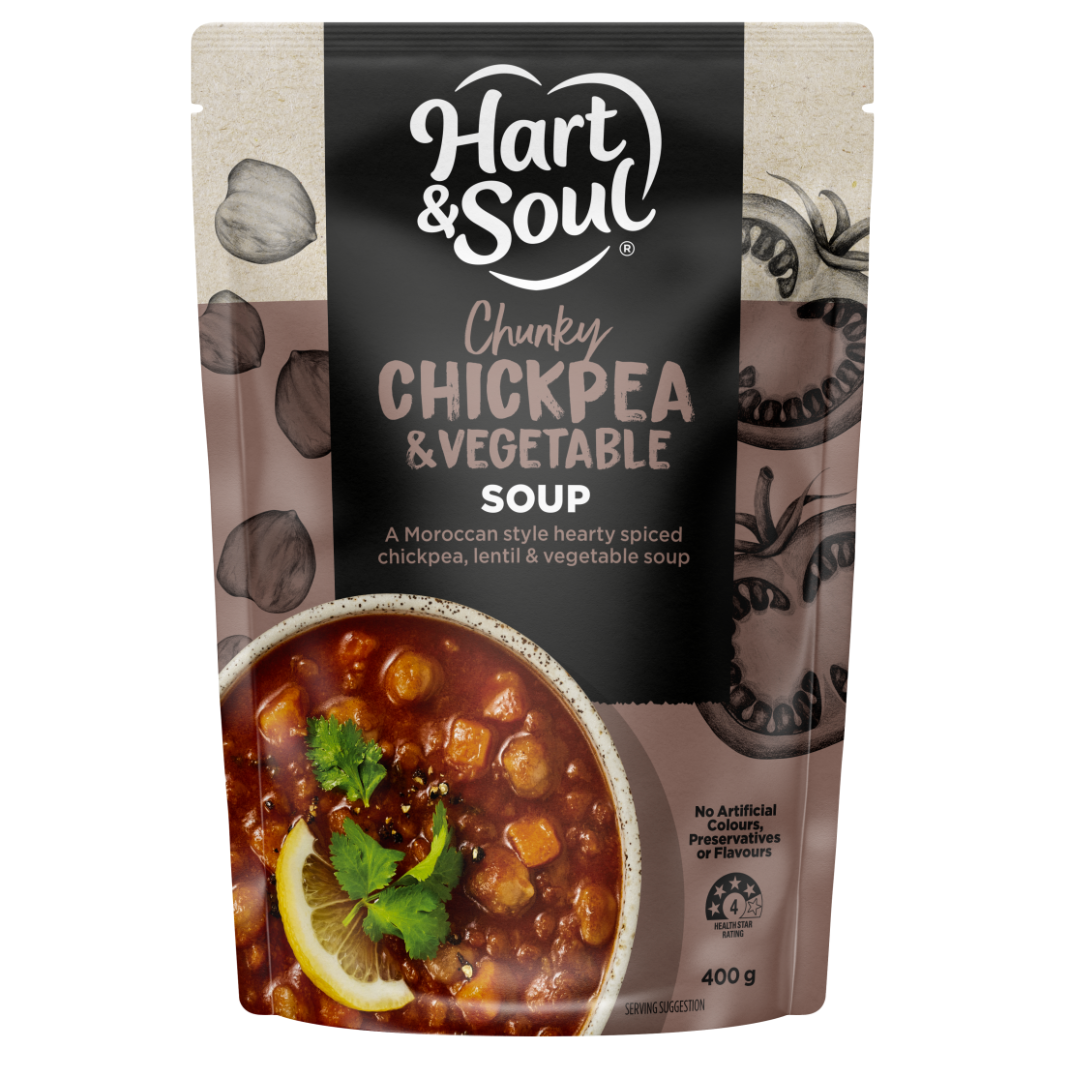 Hart & Soul Chunky Chickpea & Vegetable 400g - LIMITED STOCK