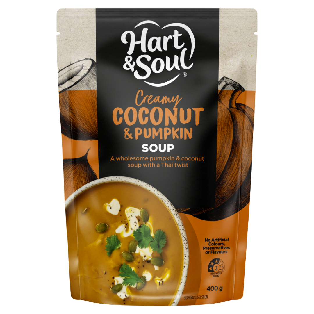 Hart & Soul Creamy Coconut & Pumpkin 400g - LIMITED STOCK