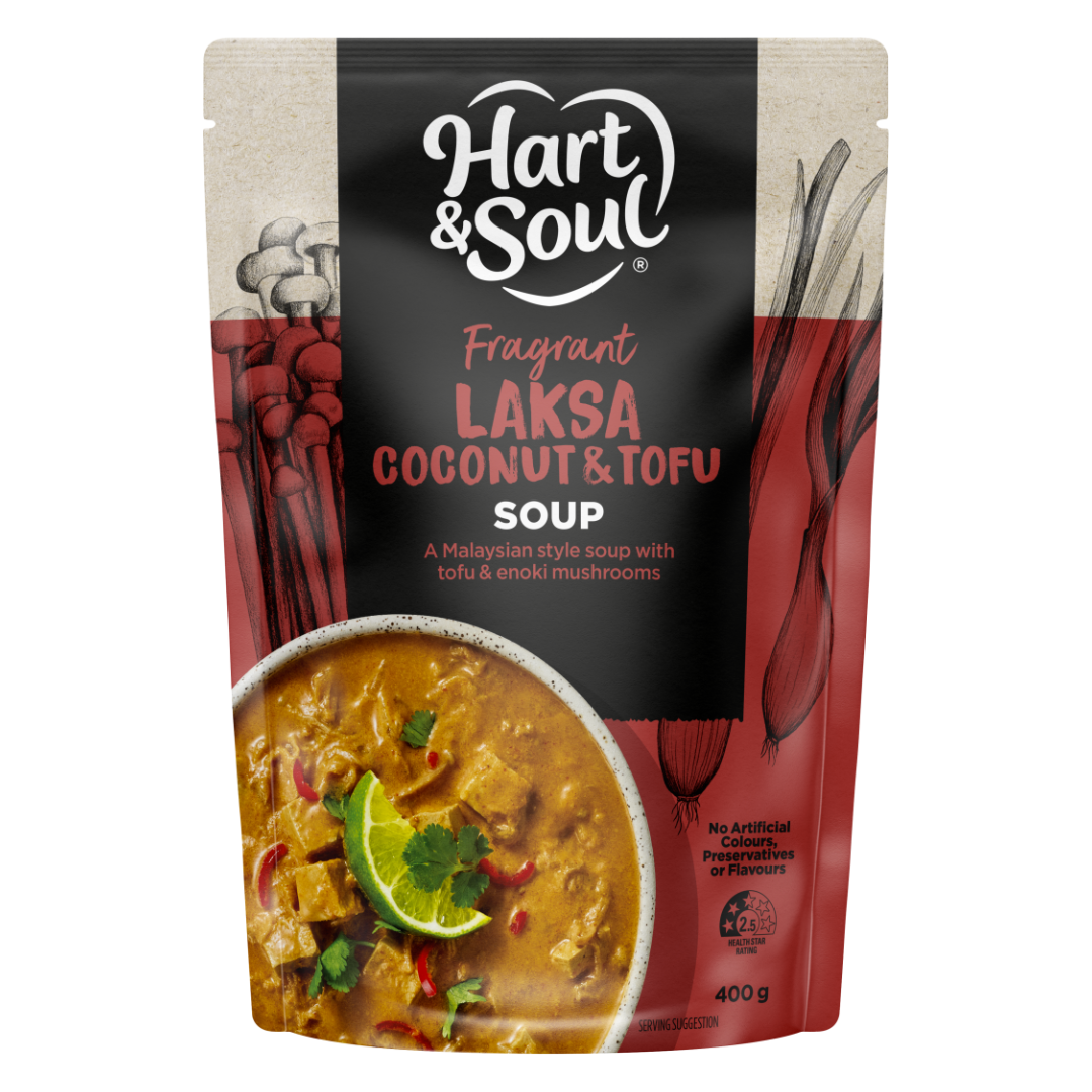 Hart & Soul Fragrant Laksa Coconut & Tofu 400g - LIMITED STOCK