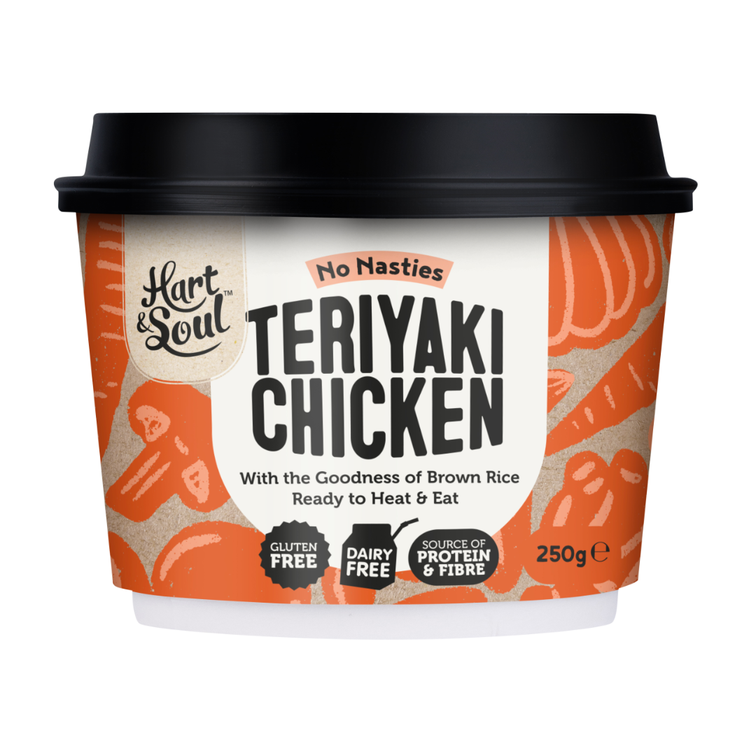 Hart & Soul Supergrain Teriyaki Chicken Ready Meal 250g - LIMITED STOCK